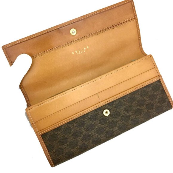 CELINE C Macadam PVC Long Bifold Wallet - Picture 5 of 8
